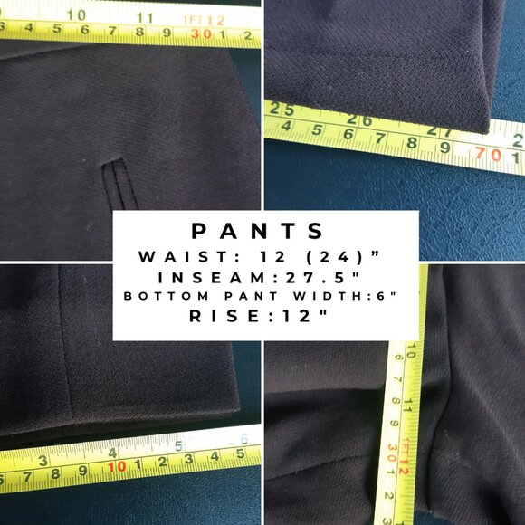 Antonio Fusco Milano Vintage SZ 4 - 2 Piece Pant Suit Chocolate Brown 100% Wool - Picture 16 of 16